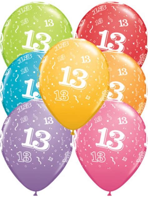 13th Birthday Balloons delivery Dublin Ireland