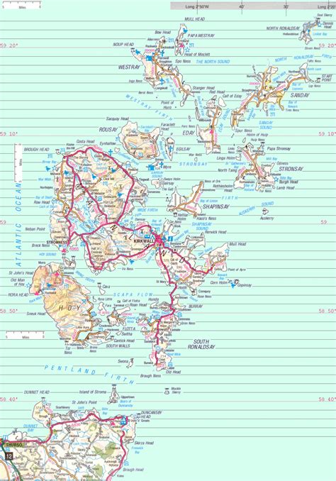 Orkney Map - Orkney UK • mappery