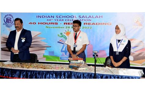 Record breaking 'Relay Reading @ 40 hours' event held at Indian School Salalah - The Arabian ...