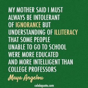 Education Quotes By Maya Angelou. QuotesGram