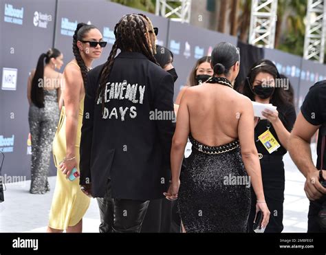 Ty Dolla Sign, left, and Zalia arrive at the Billboard Music Awards on Sunday, May 15, 2022, at ...