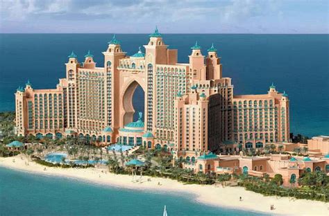 Dubai famous hotels: Dubai famous hotels: The Palm - The Atlantis Hotel