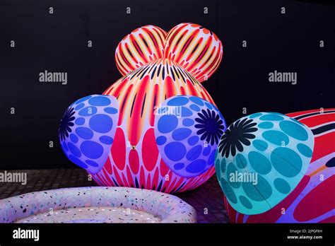 Pop Air Balloon Museum in Paris, instance to the museum with inflatable art Stock Photo - Alamy