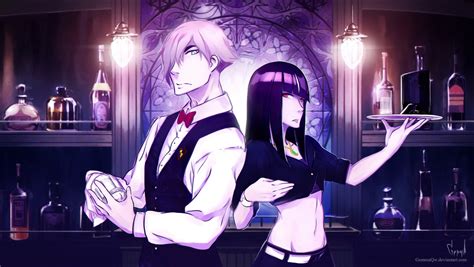 Death Parade HD Wallpaper: Chiyuki & Decim at the Bar by GemmaQw