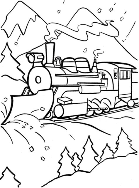 Polar Express Coloring Pages - Free Printable Coloring Pages for Kids