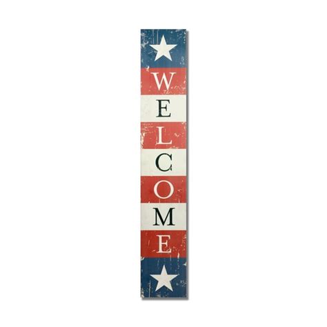 Rustic Welcome Sign UV – Brave American