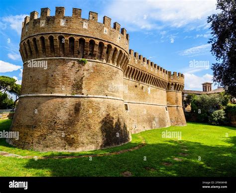 Castello di Giulio II in Ostia Antica - Rome, Italy Stock Photo - Alamy