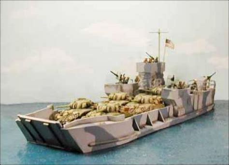 US Navy landing Craft tank - Grubby Tanks & Britannia Miniatures