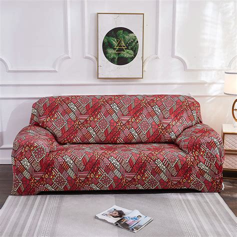 Bohemian Sofa Covers Stretch Boho Couch Cover Colorful Slip Covers for ...