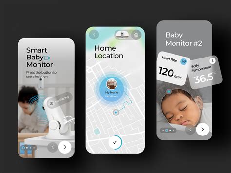 Baby monitor app by Kiv_chuk on Dribbble