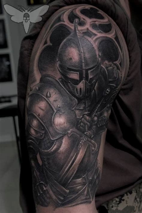 The Dark Knight tattoo | Knight tattoo, Armour tattoo, Tattoos