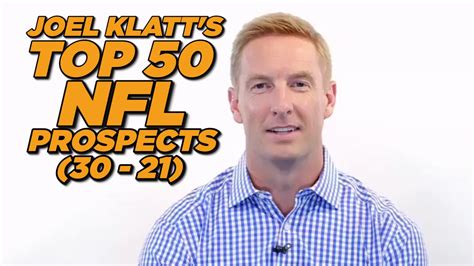 Top 50 NFL Draft Prospects (30-21) | Joel Klatt | THE HERD - YouTube