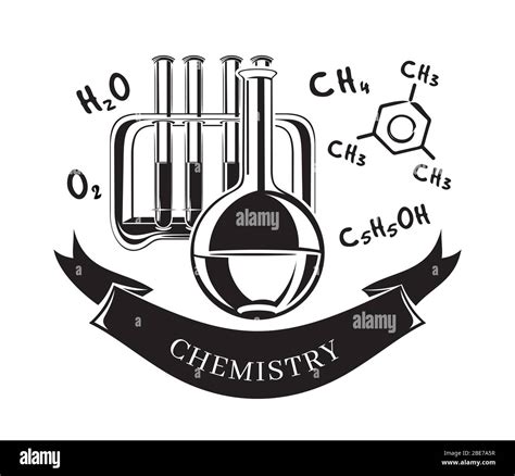 Black and white vector icon science chemistry Stock Vector Image & Art - Alamy