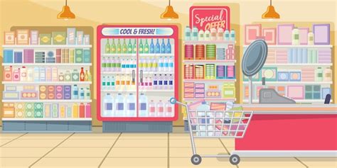 Grocery store Vectors & Illustrations for Free Download | Freepik