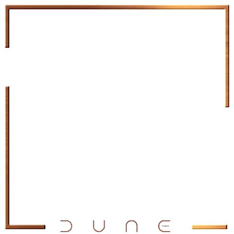 Gold Frame Sticker by Dune Movie