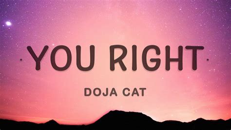 Doja Cat - You Right (Lyrics) ft. The Weeknd Chords - Chordify