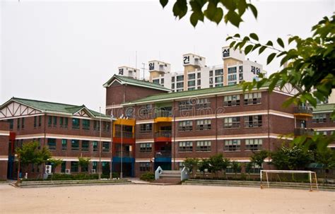 School Building in South Korea Stock Image - Image of type, iksan ...