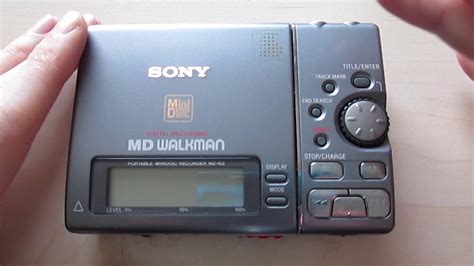 SONY MZ-R3 Portable MINIDISC Recorder - YouTube