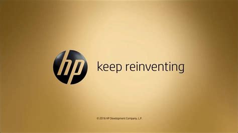 HP Logo Golden Colour