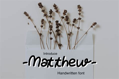 Matthew font on Behance