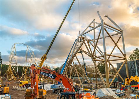 Hyperia Construction Updates – Thorpe Park’s new rollercoaster for 2024 ...