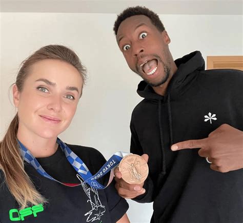 Gaël Monfils celebrates wife Elina Svitolina’s bronze medal on ...