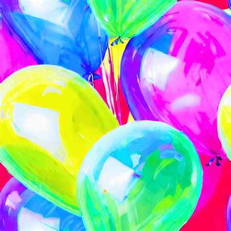 Colorful Confetti Balloons · Creative Fabrica