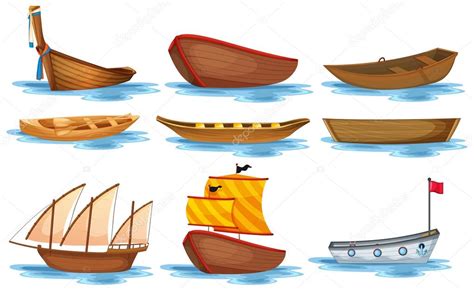 Boat set Stock Vector by ©interactimages 53282199