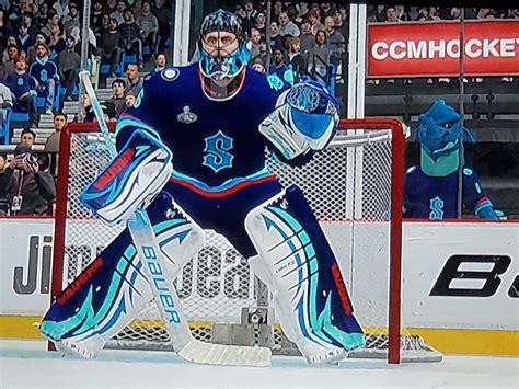 Best Kraken goalie kit I've made. And the mascot "Unleashed" creeping ...