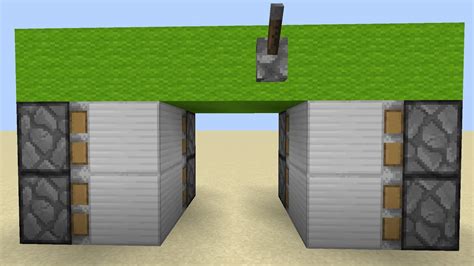 Simple 2 x 2 piston door tutorial - YouTube