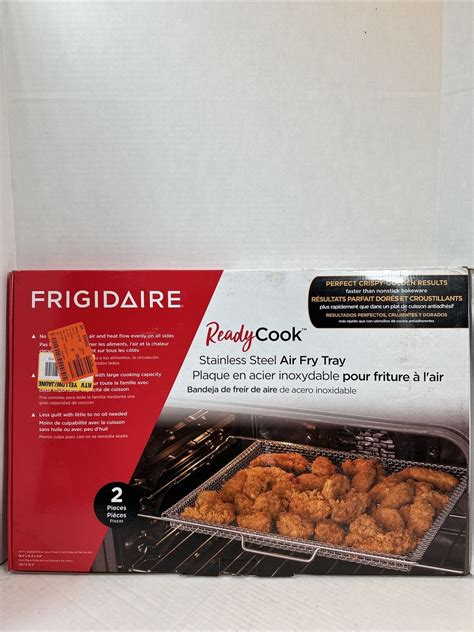 Genuine Frigidaire ReadyCook Oven Insert Stainless Steel Air Fry Tray 2 Piece 12505465635 | eBay