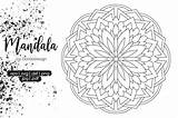 Mandala Coloring Page Vol076 Graphic By Doridodesign · Creative Fabrica sketch template