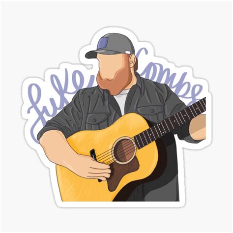 Luke Combs And Stickers | Redbubble