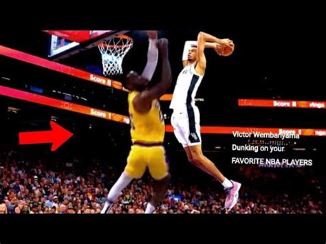 Victor Wembanyama Dunking on your favorite nba players - YouTube