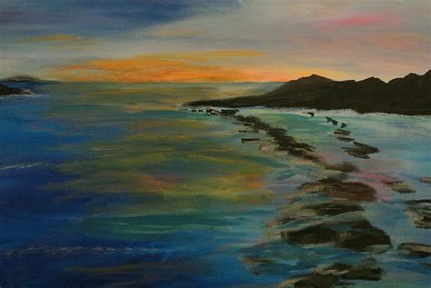 Sunset Paradise Painting by Lynne McQueen - Fine Art America