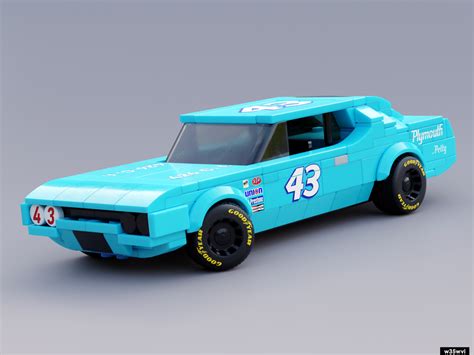 LEGO MOC 1971 Plymouth Road Runner NASCAR Richard Petty by brickhead_07 ...