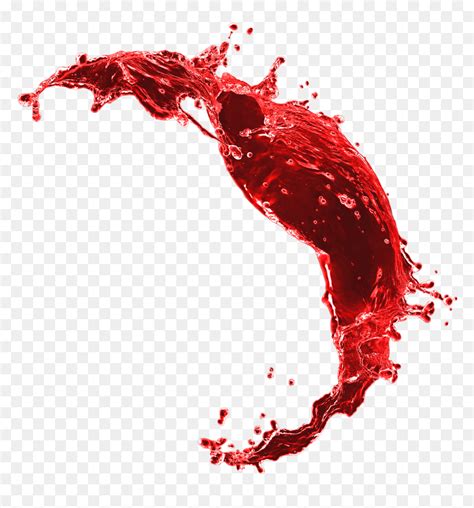 Red Liquid Png - Red Juice Splash Png, Transparent Png - vhv