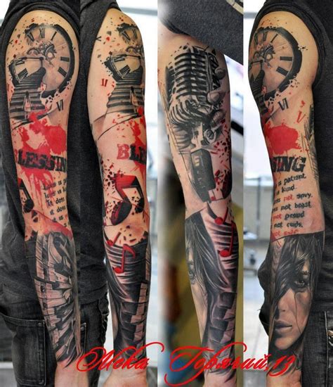 Done at Rock'n'Roll Tattoo Studio Katowice #tattoo #tattoos #ink | Music tattoo sleeves, Music ...