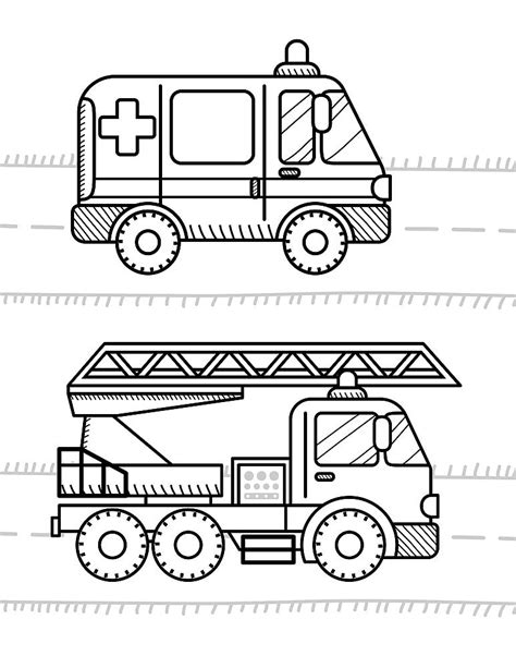 37 Printable Coloring Pages For Kids Trucks | KIDS COLORING