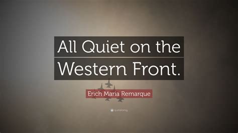 🎉 All quiet on the western front lost generation quotes. All Quiet on the Western Front Themes ...