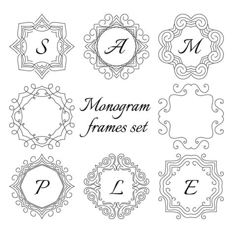 Split Monogram Svg Images - Free Download on Freepik