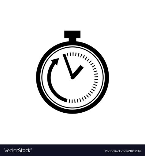 Time limit icon in flat style speed symbol Vector Image