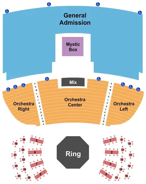 Mystic Lake Showroom Tickets & Seating Chart - ETC