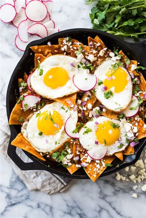 Easy Chilaquiles With Eggs - Home Alqu