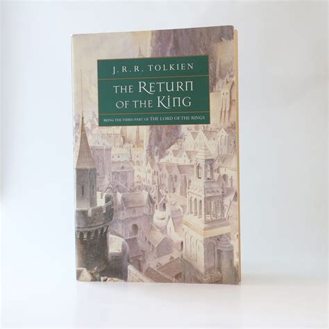 The Return of the King book cover | King book, Book cover, Tolkien books