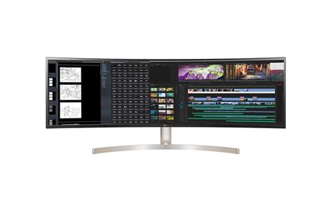 LG 49WL95C-W 49 Inch 32:9 UltraWide Dual QHD IPS Curved LED Monitor with HDR 10 (49WL95C-W) | LG USA