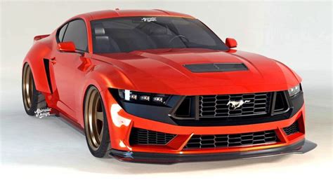 The First Widebody 2024 Ford Mustang Dark Horse Already Exists In The ...