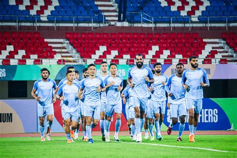 Watch: India & Qatar train on the eve of FIFA World Cup Qualifiers in Bhubaneswar