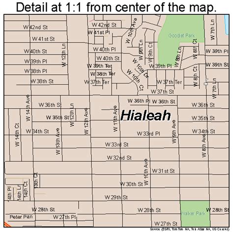 Hialeah Florida Street Map 1230000