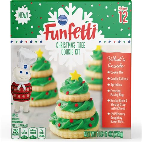 Pillsbury Funfetti Christmas Tree Cookie Kit | Pillsbury's Funfetti Christmas Tree Cookie Kits ...